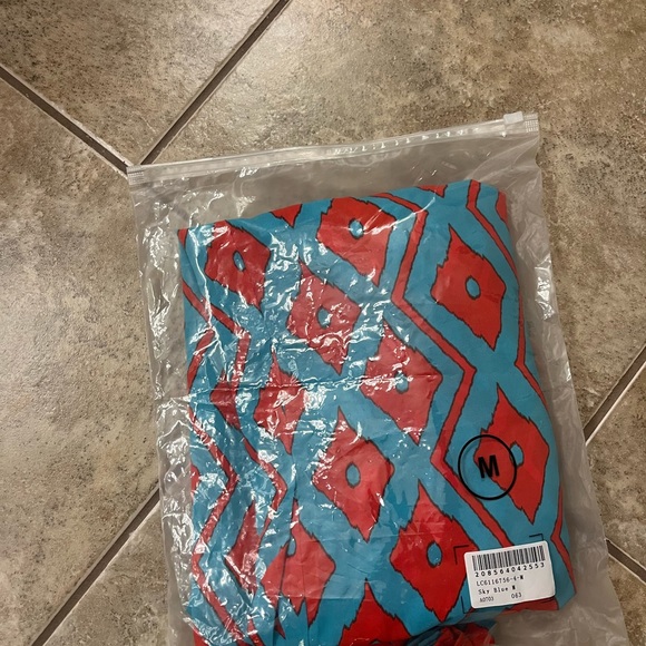 Maxi Dress, teal/red - Picture 2 of 2